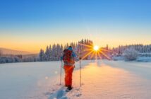 In den Schneeschuhen durch Auvergne