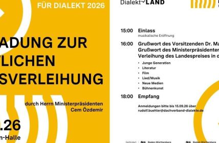 Landesdialektpreis würdigt Oberkirch vielfältige musikalische Mundartprojekte aus sechs (Foto: DDDBW e.V.)